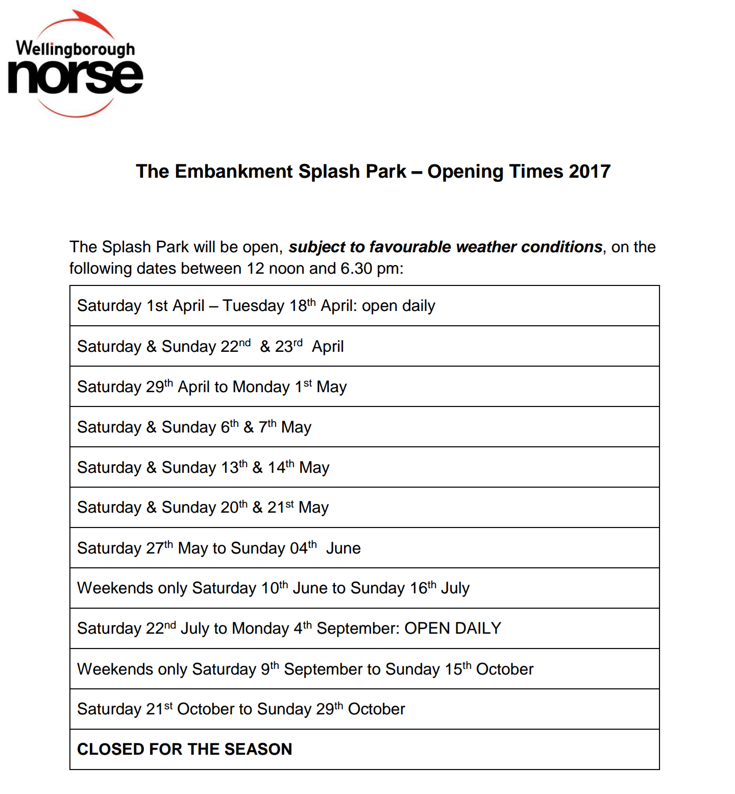 Wellingborough Splash Park Milton Keynes Kids