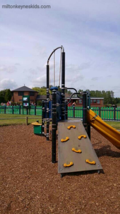 Toddler climbing frame in the park