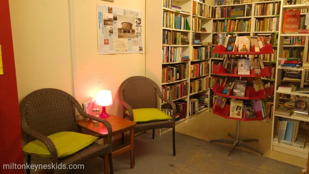 Seating area in the Little Bookshop