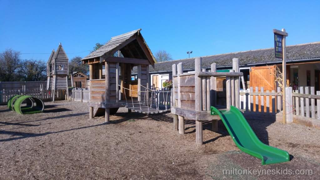 toddler play area at Mead Open Farm