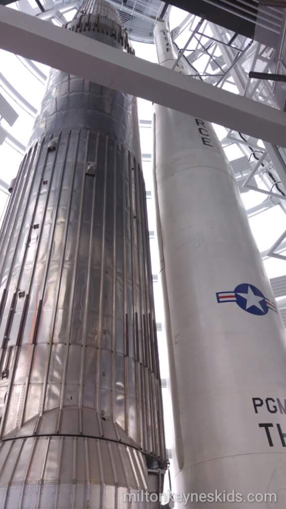 rockets at the National Space Centre