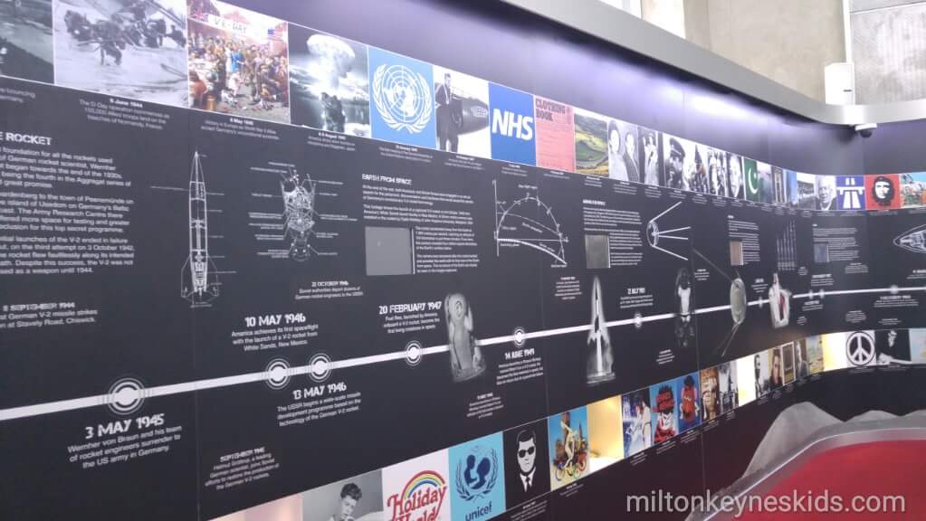timeline at National Space Centre