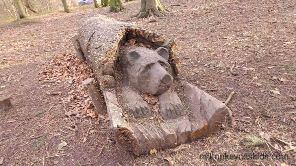 wood carving at Wendover Woods