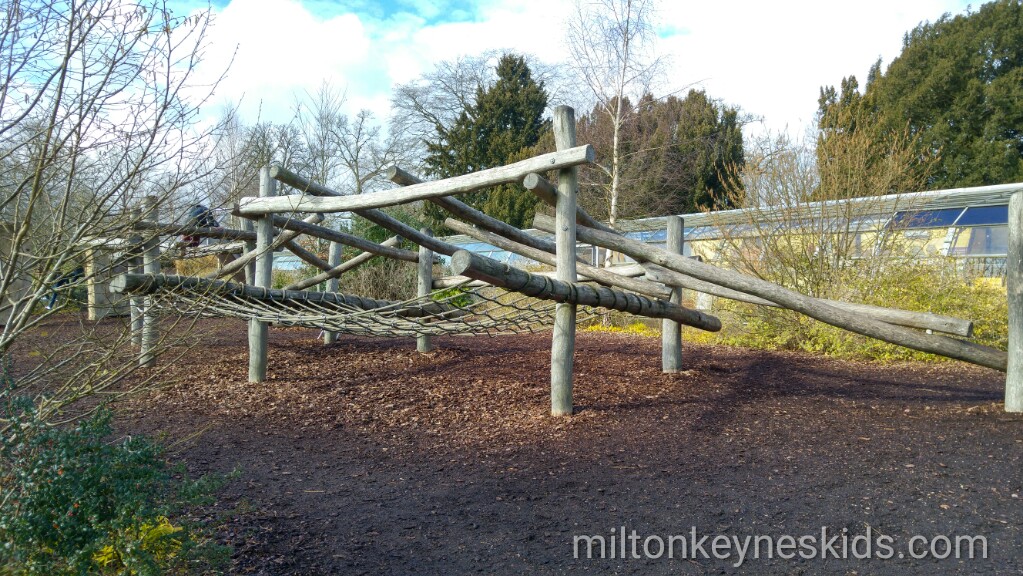 climbing frame at Stockwood Discovery Centre