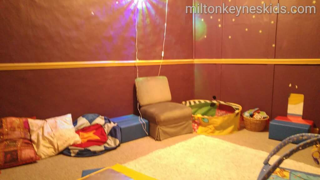 baby sensory room at Secret Garden, Hitchin