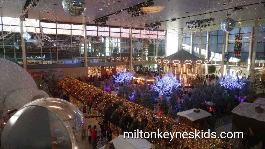Shopping centre Christmas displays Milton Keynes 2017