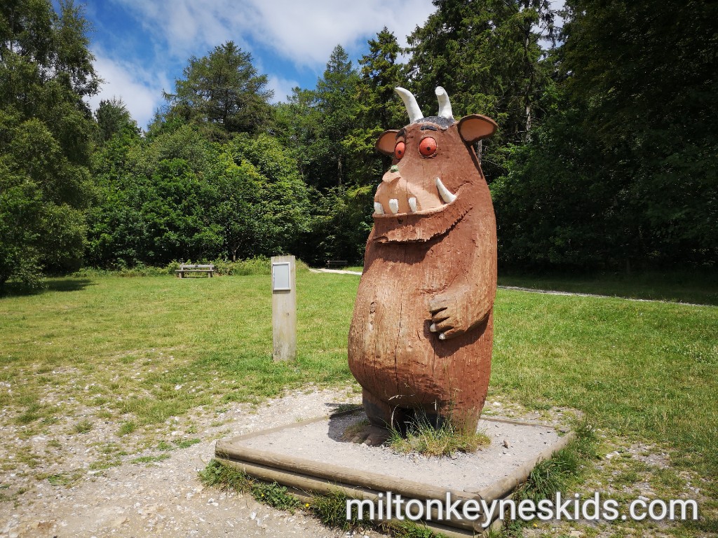 The Gruffalo statue at Wendover Woods