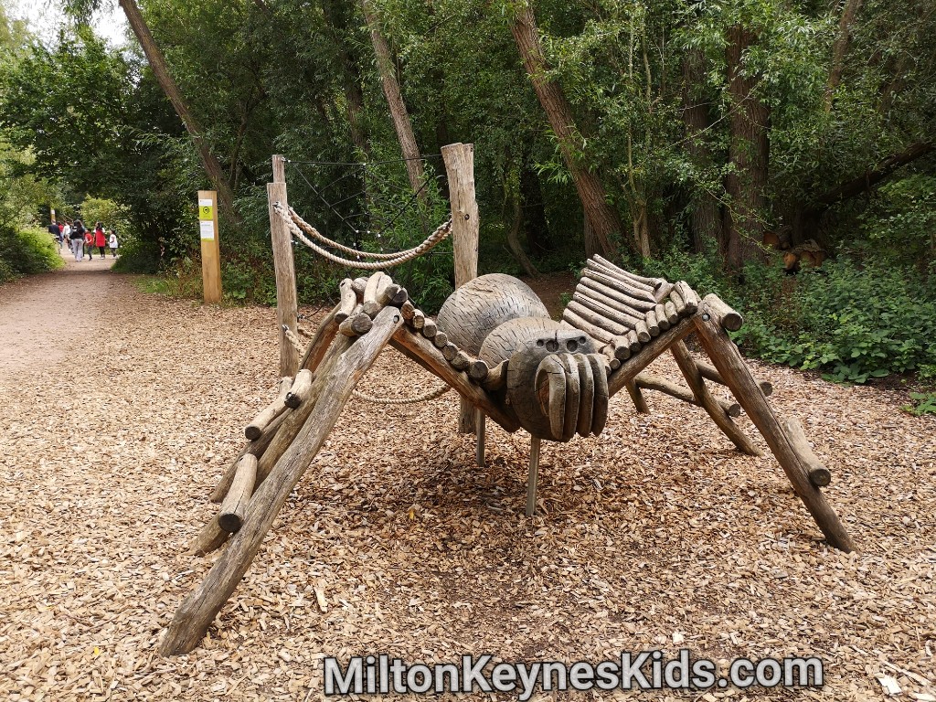 spider play area at the nene wetlands at rushden lakes