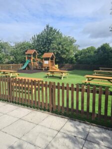 Angels pub Hitchin, outdoor play area